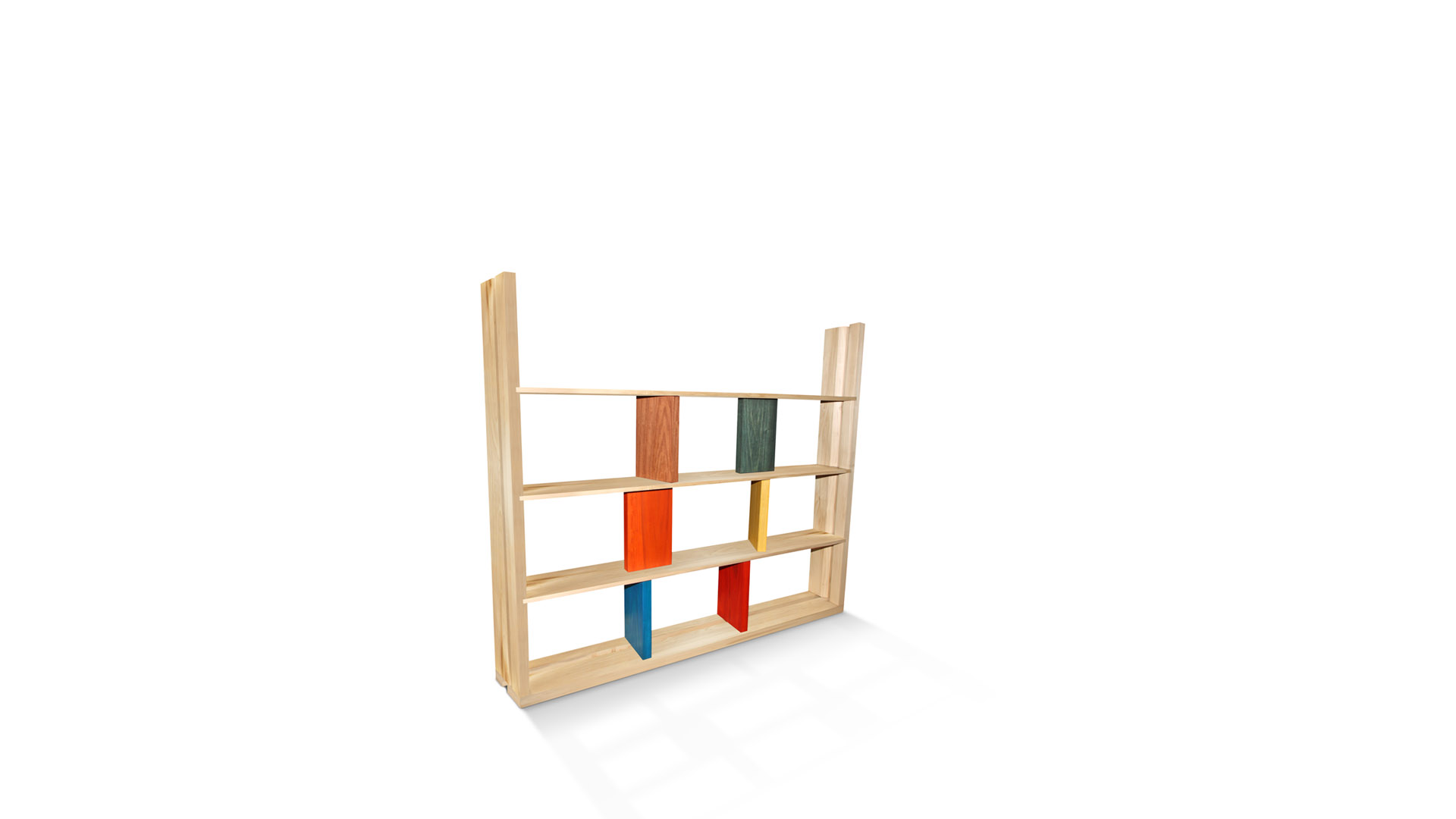 minimal classic shelving units