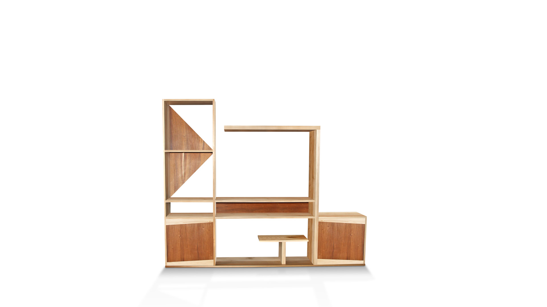 minimal classic shelving units