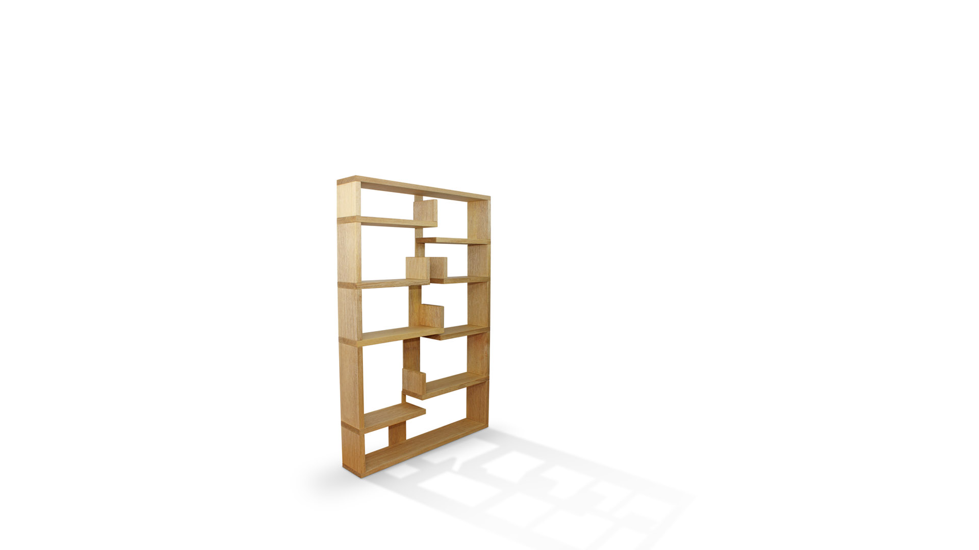 minimal classic shelving units