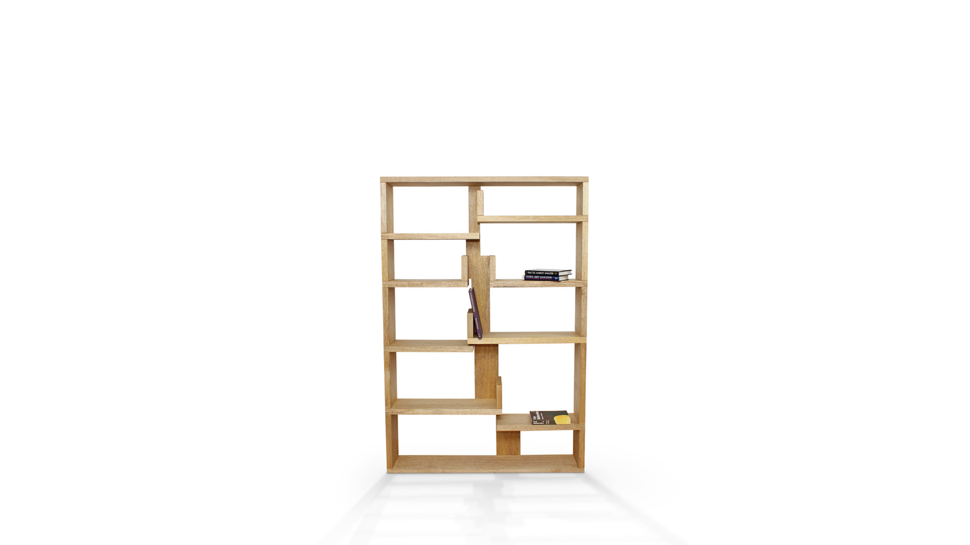 minimal classic shelving units